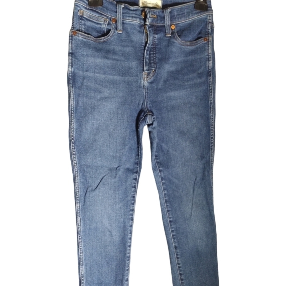 madewell high rise skinny jeans